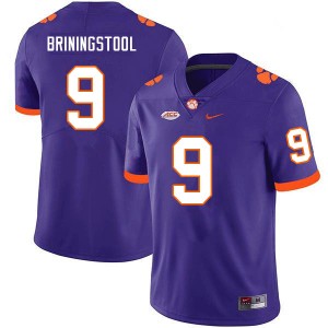 Men's Jake Briningstool Purple Clemson Tigers #9 Limited College Football Jersey 977221-393