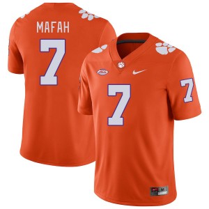 Men's Phil Mafah Orange Clemson Tigers #7 2024-25 College Football Jersey 747097-397