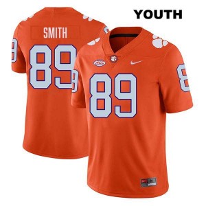 Youth Jack Smith Orange Clemson Tigers #89 Stitched College Football Jersey 575446-151