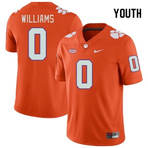 Youth Antonio Williams Orange Clemson Tigers #0 Game College Football Jersey 951370-724