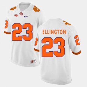 Men's Andre Ellington White Clemson Tigers #23 College Football Jersey 708851-252