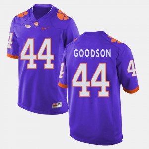 Men's B.J. Goodson Purple Clemson Tigers #44 College Football Jersey 506725-895