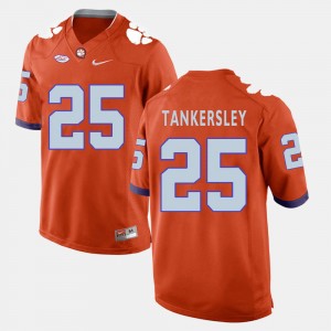 Men's Cordrea Tankersley Orange Clemson Tigers #25 College Football Jersey 908623-106
