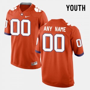 Youth Custom Orange Clemson Tigers #00 College Limited Football Jersey 341190-774