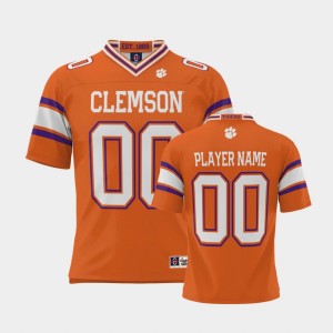 Men's Custom Orange Clemson Tigers #00 NIL ProSphere Football College Football Jersey 838848-512