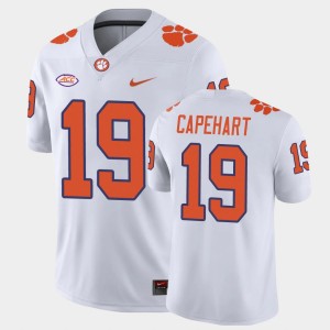 Men's DeMonte Capehart White Clemson Tigers #19 Game Jersey 395934-472