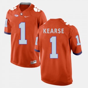 Men's Jayron Kearse Orange Clemson Tigers #1 College Football Jersey 788577-890