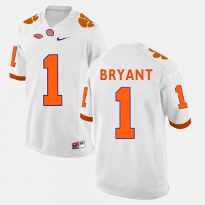 Men's Martavis Bryant White Clemson Tigers #1 College Football Jersey 948620-806