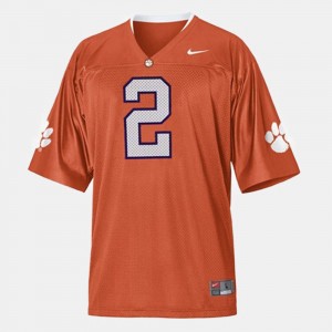 Men's Sammy Watkins Orange Clemson Tigers #2 College Football Jersey 392761-101
