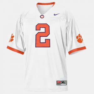 Men's Sammy Watkins White Clemson Tigers #2 College Football Jersey 624943-200