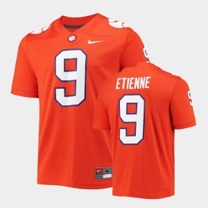 Men's Travis Etienne Orange Clemson Tigers #9 2021 Draft Class Game College Football Jersey 921893-405