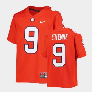 Men's Travis Etienne Orange Clemson Tigers #9 Alumni College Football Jersey 996121-122