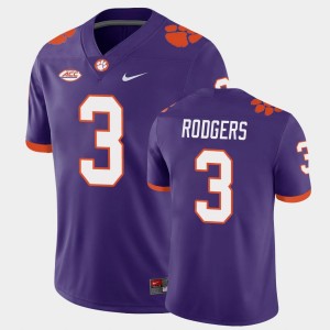 Men's Amari Rodgers Purple Clemson Tigers #3 Playoff Game College Football Jersey 982216-876