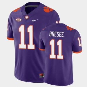 Men's Bryan Bresee Purple Clemson Tigers #11 Playoff Game College Football Jersey 350520-467