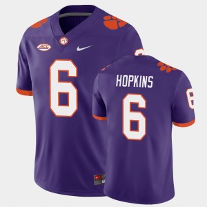 Men's DeAndre Hopkins Purple Clemson Tigers #6 Playoff Game College Football Jersey 581325-666