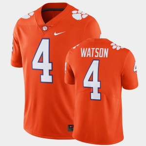 Men's Deshaun Watson Orange Clemson Tigers #4 College Football Limited Jersey 550994-335