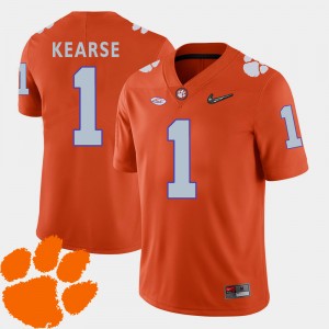 Men's Jayron Kearse Orange Clemson Tigers #1 2018 ACC College Football Jersey 577335-150