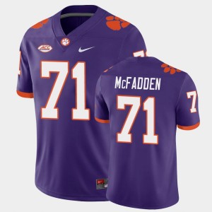 Men's Jordan McFadden Purple Clemson Tigers #71 Playoff Game College Football Jersey 875267-273