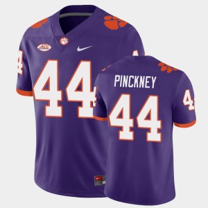 Men's Nyles Pinckney Purple Clemson Tigers #44 Playoff Game College Football Jersey 483993-555