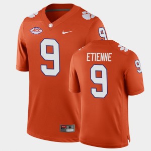 Men's Travis Etienne Orange Clemson Tigers #9 Home Game College Football Jersey 942688-782