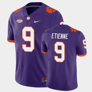 Men's Travis Etienne Purple Clemson Tigers #9 Playoff Game College Football Jersey 671814-430
