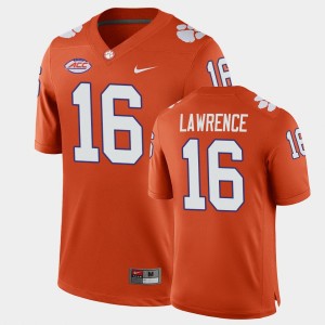 Men's Trevor Lawrence Orange Clemson Tigers #16 Home Game College Football Jersey 536174-942