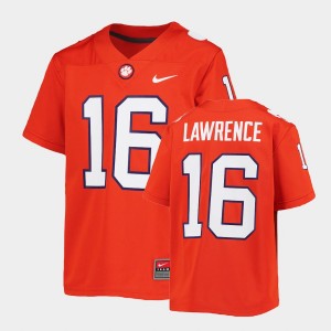 Youth Trevor Lawrence Orange Clemson Tigers #16 Alumni College Football Jersey 368270-431